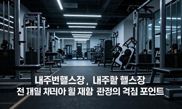 내주변헬스장 관련 이미지 - 내주변헬스장 찾기 전 반드시 체크해야 할 '재활' 관점의 핵심 포인트