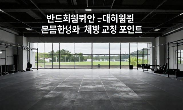 반트회원권 관련 이미지 - 반트회원권 선택 전 꼭 체크해야 할 운동 환경과 체형 교정 포인트