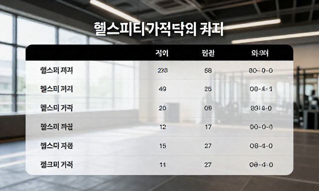 헬스피티가격 관련 이미지 - 헬스피티가격 비교 전 반드시 체크해야 할 '진짜 비용'의 가치