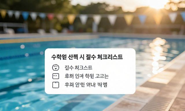 수영학원 관련 이미지 - 수영학원 선택 시 필수 체크리스트 및 후회 없는 학원 고르는 법